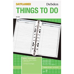 DAYPLANNER DESK EDITION REFILLS 7 RING THINGS TO DO