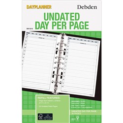 DAYPLANNER DESK EDITION REFILLS 7 RING DAILY NON DATED