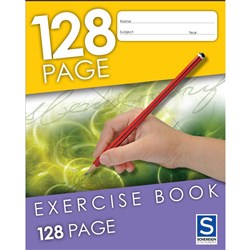 SOVEREIGN 225X175MM EXERCISE Book 8mm Ruled 128 Page 140769
