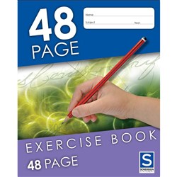SOVEREIGN 225X175MM EXERCISE Book 8mm Ruled 48 Page 140736