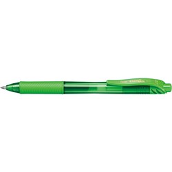 PENTEL ENERGEL X GEL INK PEN BL107 RETRACTABLE 0.7MM LIME GREEN Minimum buy quantity 12