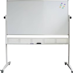 RAPIDLINE MOBILE WHITEBOARD 1500mm W x 900mm H x 15mm T White