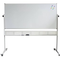 RAPIDLINE MOBILE PORCELAIN WHITEBOARD 1800mm W x 1200mm H x 15mm T