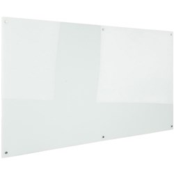 RAPIDLINE GLASS WRITING BOARD 900mm W x 600mm H x 15mm T Transparent White