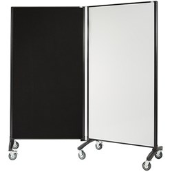 VISIONCHART COMMUNICATE WHITEBOARD & PINBOARD ROOM DIVIDER 1800 x 900mm