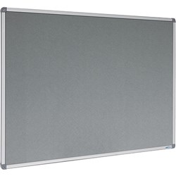 ALUMINIUM FRAME FELT BOARD 900X600 GREY