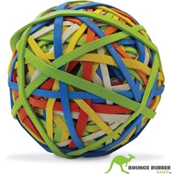 BOUNCE RUBBER BANDS Ball Size 31 Assorted