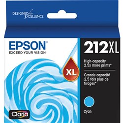 EPSON 212XL Ink Cartridge High Yield Cyan C13T02X292