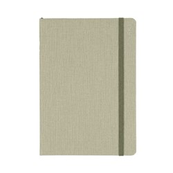 DEBDEN DESIGNER DIARY DAY TO PAGE A5 TEXTURED FABRIC GREEN