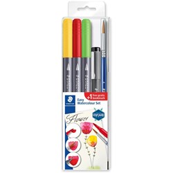 STAEDTLER EASY WATERCOLOUR PENCIL SET FLOWERS