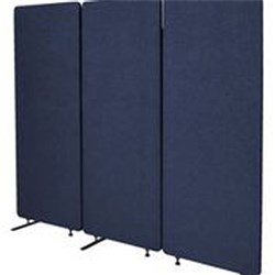 VISIONCHART ZIP ACOUSTIC DIVIDER SCREEN 3 PANEL 1650Hx1830W MARINE