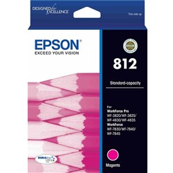 EPSON 812 DURABRITE ULTRA INK CARTRIDGE MAGENTA