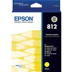 EPSON 812 DURABRITE ULTRA INK CARTRIDGE YELLOW