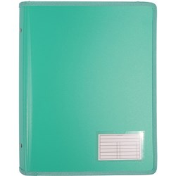 BANTEX ZIPPER BINDER A4 2D 25MM GREEN