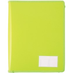 BANTEX ZIPPER BINDER A4 2D 25MM LIME