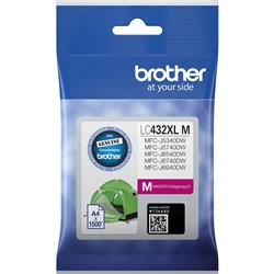 BROTHER LC432XLM HIGH YIELD MAGENTA INK CARTRIDGE