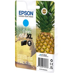 EPSON 604XL INK CARTRIDGE CYAN C13T10H292