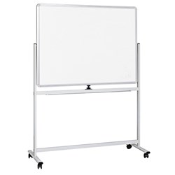 OPM MOBILE WHITEBOARD 1200X900 ALUMINIUM FRAME