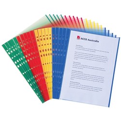 A4 COPYSAFE SHEET PROTECTOR COLOUR PK20