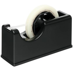 MARBIG TAPE DISPENSER 66 METRE CAP BLACK LARGE