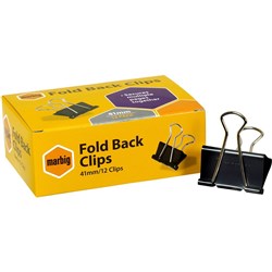 FOLDBACK CLIPS 41MM BOX OF 12 141749 RZ9542A