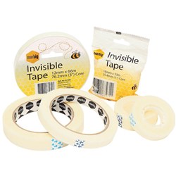 MARBIG INVISIBLE TAPE 18mmx66m ROLL