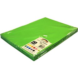 RAINBOW SPECTRUM BOARD A3 220GSM LIME 100 SHEETS