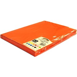 RAINBOW SPECTRUM BOARD A3 220GSM ORANGE 100 SHEETS