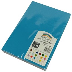 SPECTRUM BOARD A4 LIGHT BLUE 220GSM PACK 100