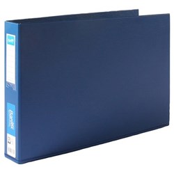 A3 2D 38MM BINDER BLUE OBLONG LANDSCAPE PVC BANTEX 1268-201 Minimum buy quantity 6