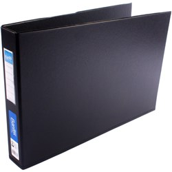 A3 2D 38mm BINDER BLACK LANDSCAPE OBLONG PVC BANTEX 1268-210  100851425