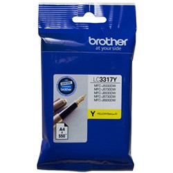 BROTHER LC3317 YELLOW INK CARTRIDGE