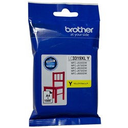 BROTHER LC3319XLY YELLOW INK CARTRIDGE