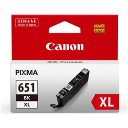 CANON CLI651XLBK BLACK INK CARTRIDGE