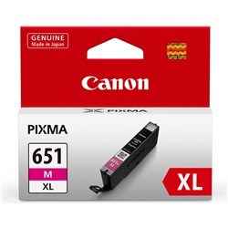 CANON CLI651XLM MAGENTA INK CARTRIDGE TO SUIT IP7260