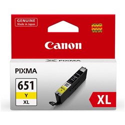 CANON CLI651XL YELLOW INK CARTRIDGE TO SUIT IP7260