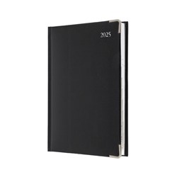 COLLINS MANAGEMENT DIARY Day To Page A4 Bonded Leather Black