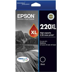 EPSON 220XL INK CARTRIDGE HIGH YIELD BLACK