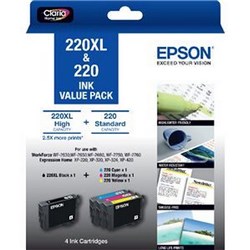 EPSON 220XL 4 COLOUR PACK C13T294692