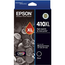 EPSON 410 INKJET CARTRIDGE BLACK HIGH YIELD