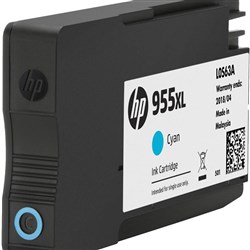 HP No 955XL INKJET CARTRIDGE CYAN HIGH YIELD L0S63AA