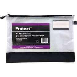 PROTEXT MESH POUCH A4 WITH ZIPPER