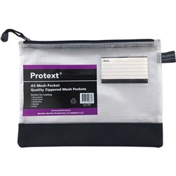 PROTEXT MESH POUCH A5 WITH ZIPPER