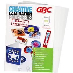 A3 LAMINATING POUCHES 80 MICRON 303X432MM BOX 100