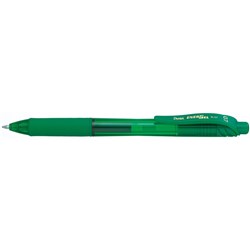 PENTEL ENERGEL X GEL INK PEN BL107 RETRACTABLE 0.7MM GREEN Minimum buy quantity 12