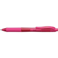 PENTEL ENERGEL X GEL INK PEN BL107 RETRACTABLE 0.7MM PINK Minimum buy quantity 12