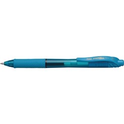 PENTEL ENERGEL X GEL INK PEN BL107 RETRACTABLE 0.7MM SKY BLUE Minimum buy quantity 12