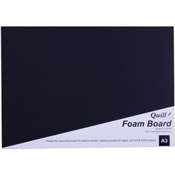 QUILL BOARD Foam A3 Black Minimum buy quantity 5