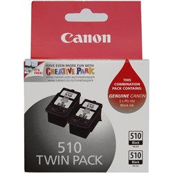 CANON PG510T INK CARTRIDGE Twin Pack Black