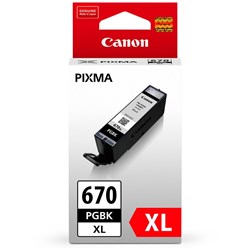 CANON PGI670BK INK CARTRIDGE BLACK HIGH YIELD